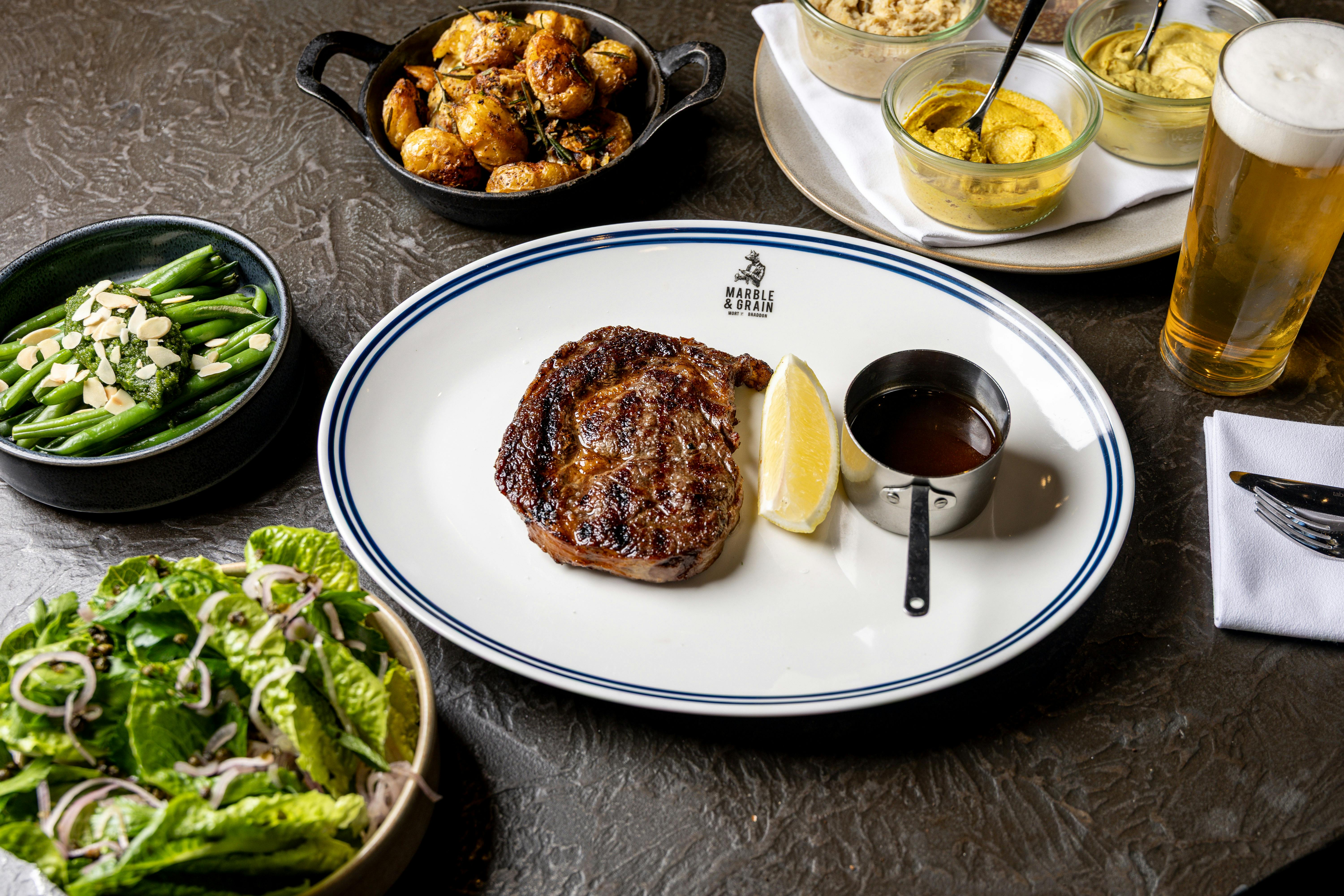 Scotch Fillet 2 Marble & Grain