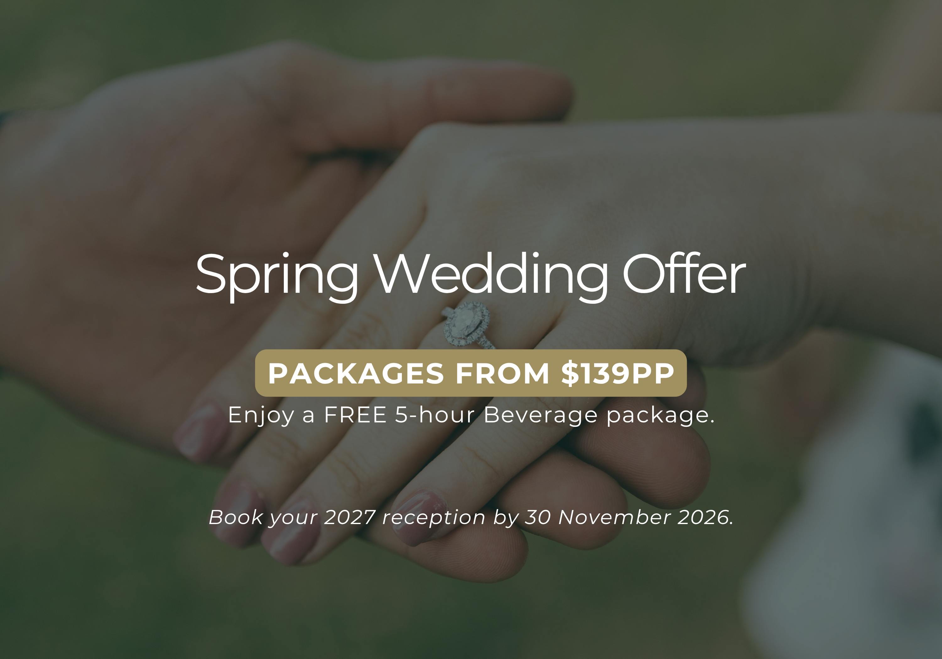 Spring Wedding Offer 2